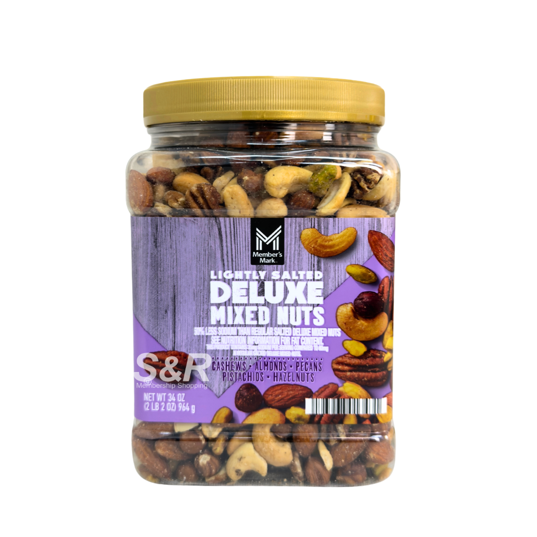 Member's Mark Lightly Salted Deluxe Mixed Nutes 964g Member's Mark Lightly Salted Deluxe Mixed Nutes 964g